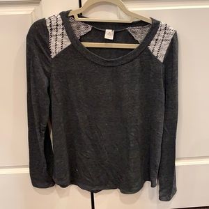 Charcoal light sweater